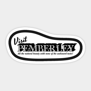 Classic Novel Travel - Pemberley Sticker